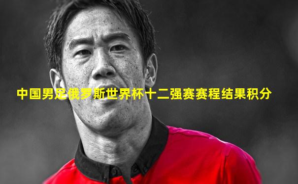 中国男足俄罗斯世界杯十二强赛赛程结果积分