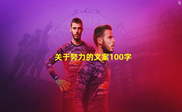 关于努力的文案100字