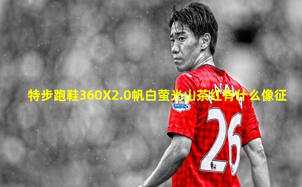 特步跑鞋360X2.0帆白萤光山茶红有什么像征