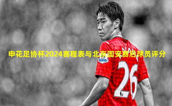 申花足协杯2024赛程表与北京国安赛后球员评分