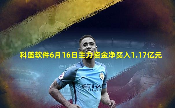 科蓝软件6月16日主力资金净买入1.17亿元
