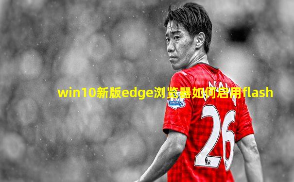win10新版edge浏览器如何启用flash
