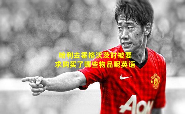 哈利去霍格沃茨时被要求购买了哪些物品呢英语