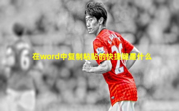在word中复制粘贴的快捷键是什么