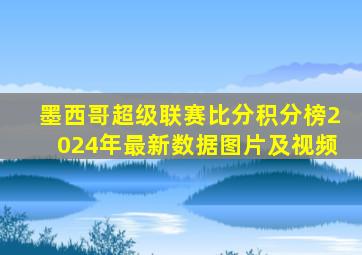 墨西哥超级联赛比分积分榜2024年最新数据图片及视频